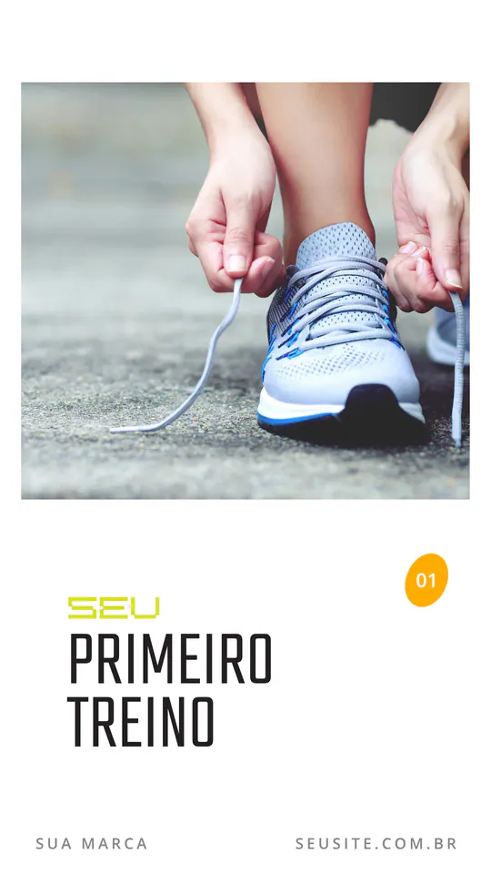 Arte 39 — Fitness Lifestyle — template editável no Canva